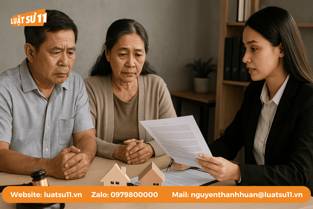 Di sản nhà đất để lại khi người đứng tên qua đời