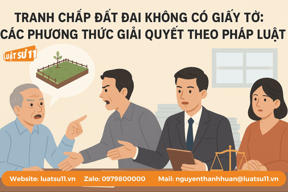 Nguyên nhân tranh chấp đất đai không giấy tờ
