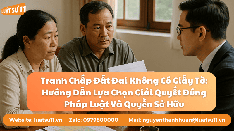 Tranh chấp đất đai không có giấy tờ