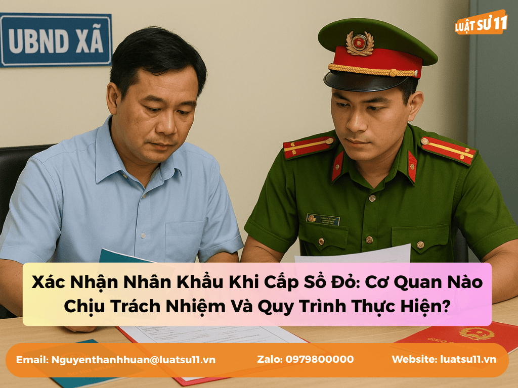 Xác Nhận Nhân Khẩu Khi Cấp Sổ Đỏ: Cơ Quan Nào Chịu Trách Nhiệm Và Quy Trình Thực Hiện?