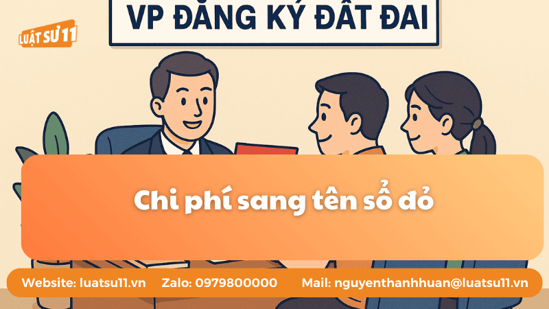 Bảng chi phí sang tên sổ đỏ: Lệ phí, thuế, phí công chứng… ai phải chịu?