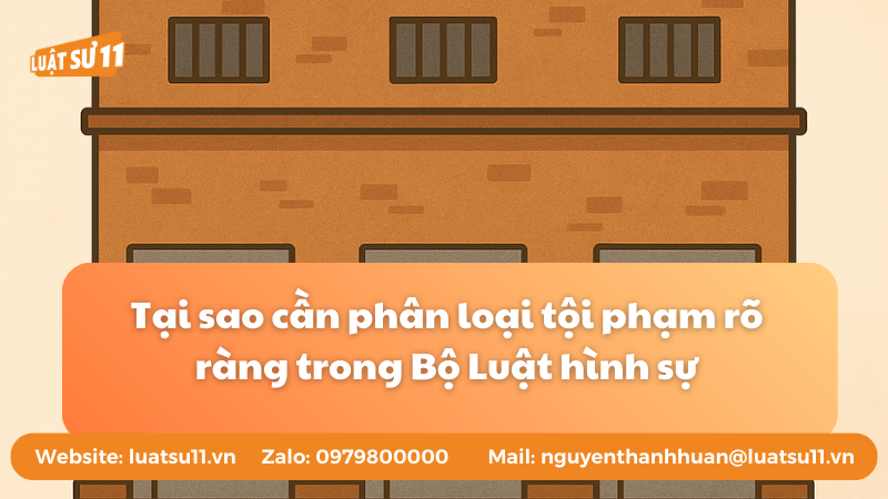 Tại Sao Cần Phân Loại Tội Phạm Rõ Ràng Trong Bộ Luật Hình Sự