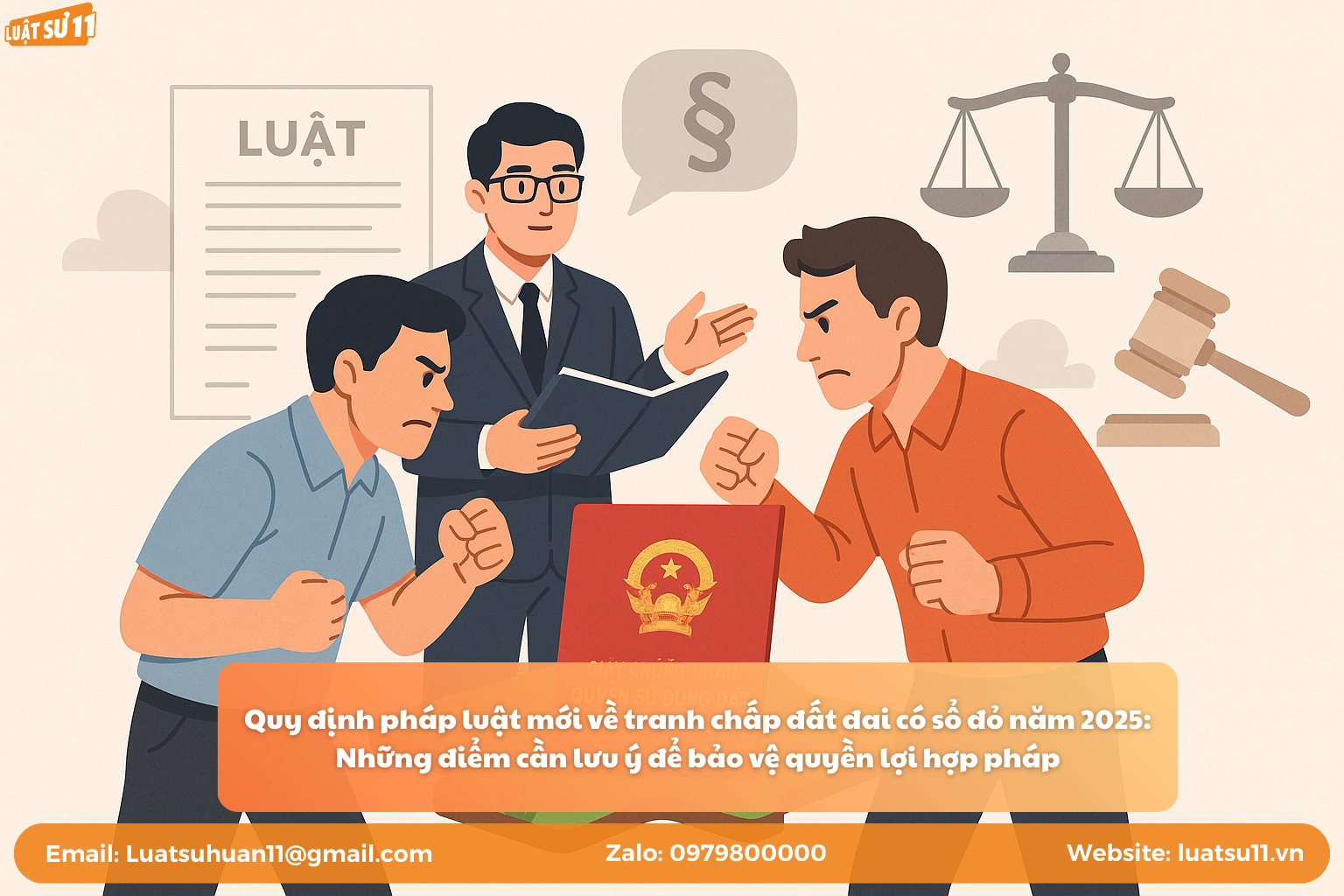 Quy định pháp luật mới về tranh chấp đất đai có sổ đỏ năm 2025: Những điểm cần lưu ý để bảo vệ quyền lợi hợp pháp