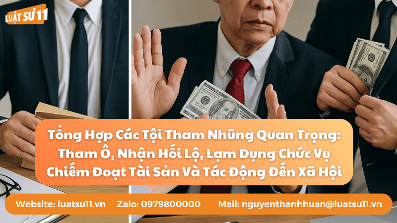 Tổng Hợp Các Tội Tham Nhũng Quan Trọng: Tham Ô, Nhận Hối Lộ, Lạm Dụng Chức Vụ Chiếm Đoạt Tài Sản Và Tác Động Đến Xã Hội
