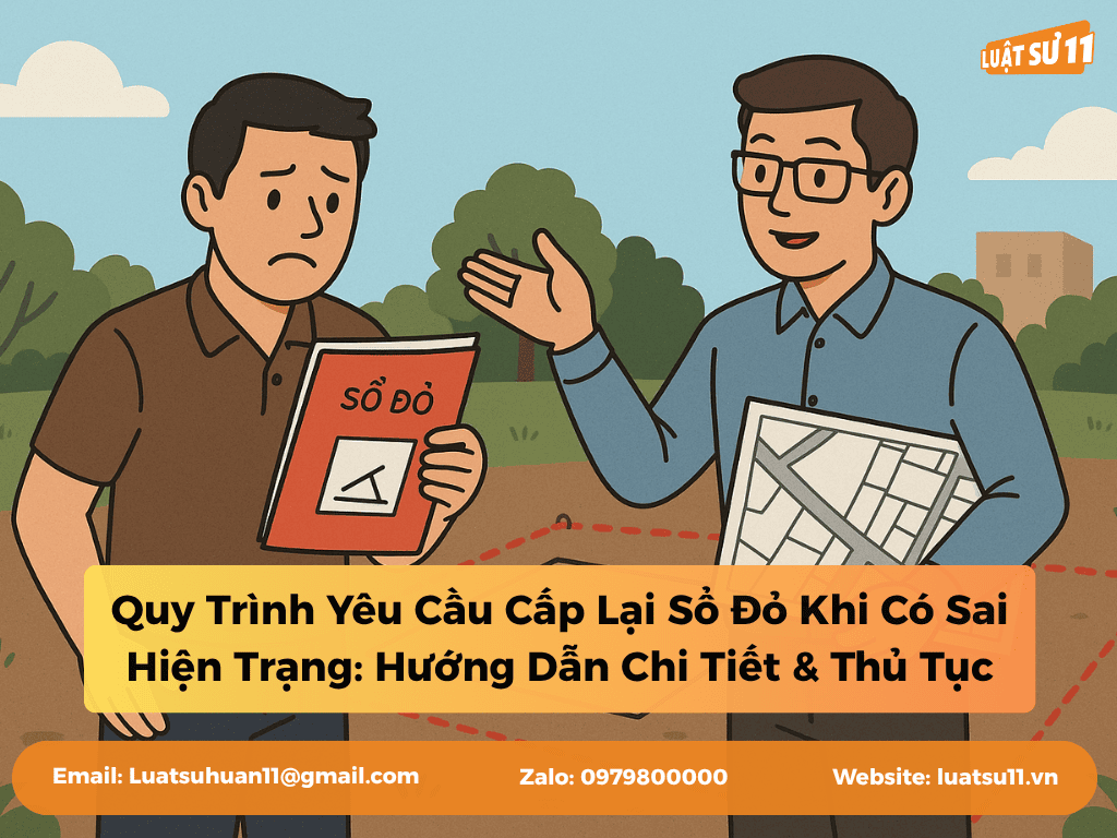 Quy Trình Yêu Cầu Cấp Lại Sổ Đỏ Khi Có Sai Hiện Trạng: Hướng Dẫn Chi Tiết & Thủ Tục