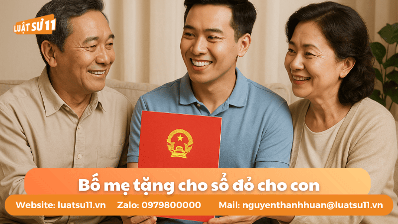Bố Mẹ Tặng Cho Sổ Đỏ Cho Con: Thủ Tục & Những Điều Cần Biết