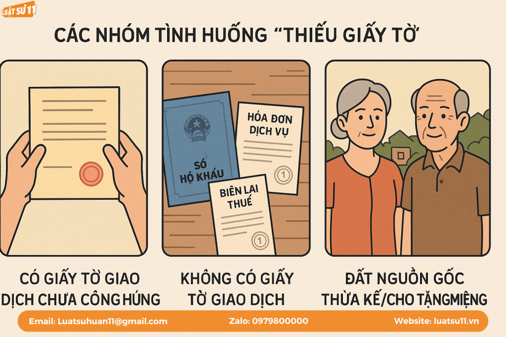 thiếu giấy tờ