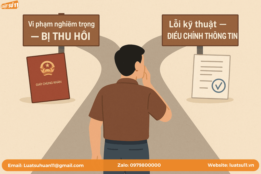 điều chỉnh hay thu hồi