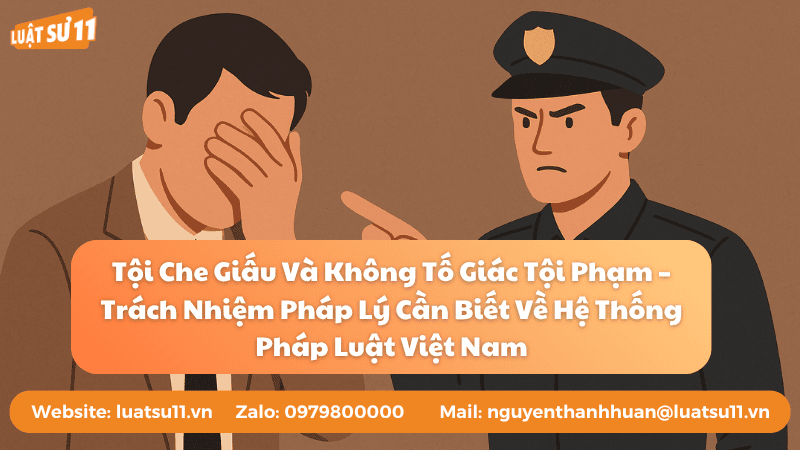 Tội Che Giấu Và Không Tố Giác Tội Phạm – Trách Nhiệm Pháp Lý Cần Biết Về Hệ Thống Pháp Luật Việt Nam