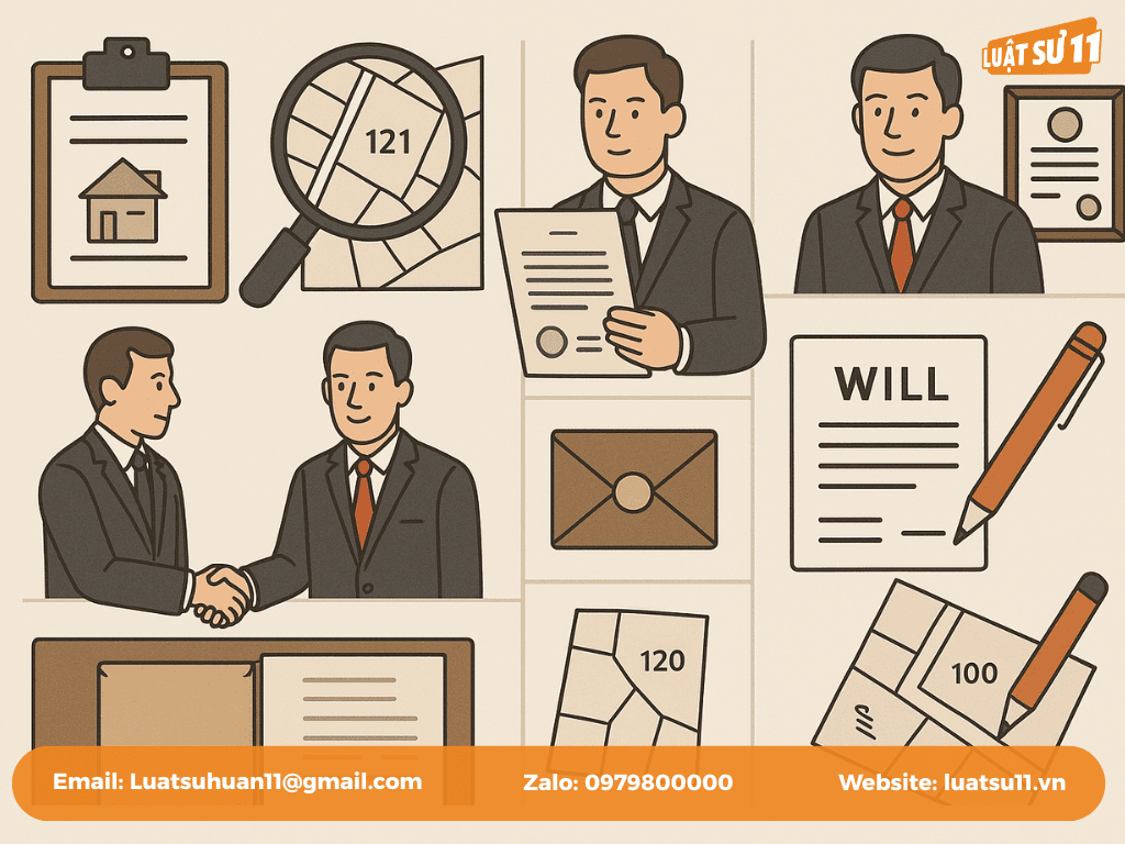 Những lưu ý khi ghi số thửa, bản đồ trong di chúc