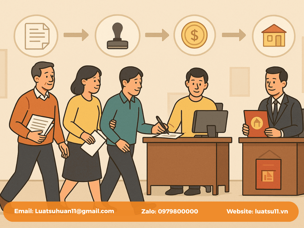 Quy trình – thủ tục sang tên cho con đúng luật và tối ưu chi phí