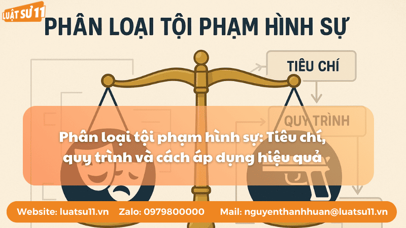 Phân loại tội phạm