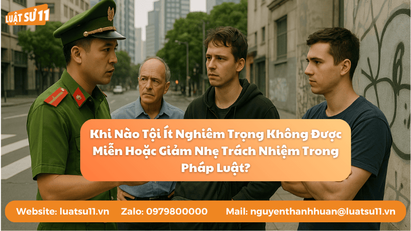 Khi Nào Tội Ít Nghiêm Trọng Không Được Miễn Hoặc Giảm Nhẹ Trách Nhiệm Trong Pháp Luật