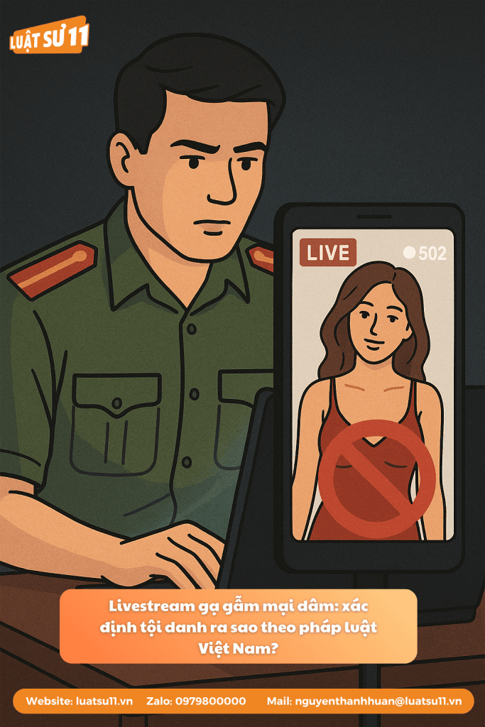 Livestream gạ gẫm mại dâm?