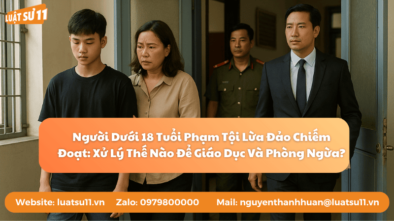Người Dưới 18 Tuổi Phạm Tội Lừa Đảo Chiếm Đoạt Xử Lý Thế Nào Để Giáo Dục Và Phòng Ngừa