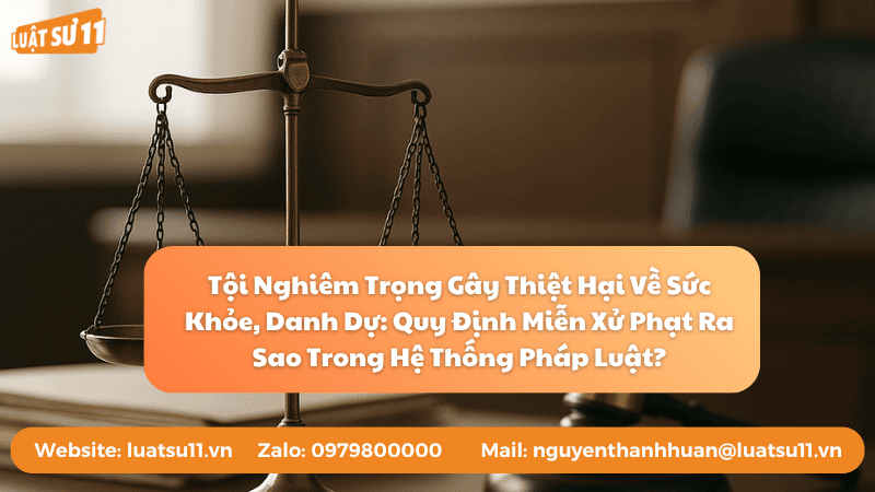 Tội Nghiêm Trọng Gây Thiệt Hại Về Sức Khỏe, Danh Dự Quy Định Miễn Xử Phạt Ra Sao Trong Hệ Thống Pháp Luật