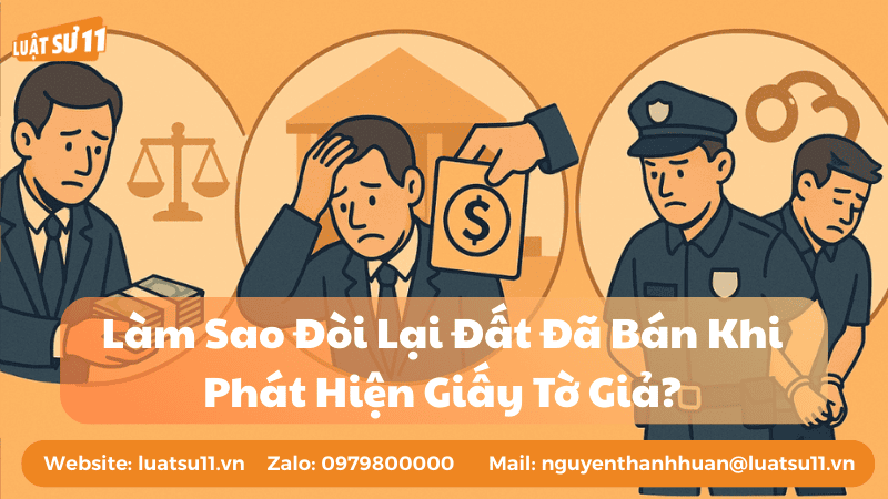 Làm sao đòi lại đất đã bán khi phát hiện giấy tờ giả