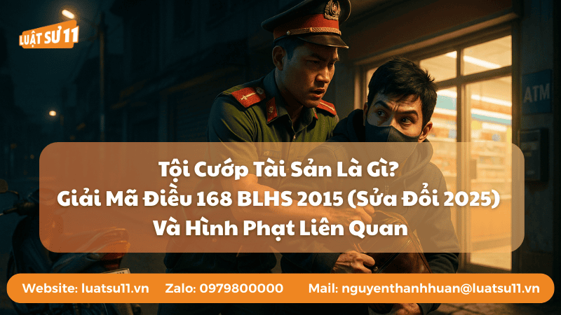 Tội Cướp Tài Sản Là Gì? Giải Mã Điều 168 BLHS 2015 (Sửa Đổi 2025) Và Hình Phạt Liên Quan