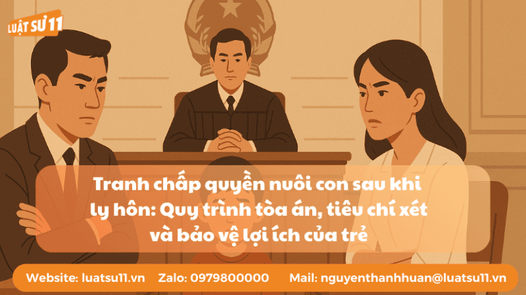 tranh chấp quyền nuôi con