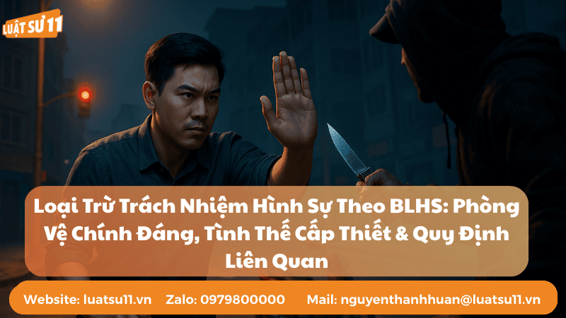 Loại Trừ Trách Nhiệm Hình Sự Theo BLHS: Phòng Vệ Chính Đáng, Tình Thế Cấp Thiết & Quy Định Liên Quan
