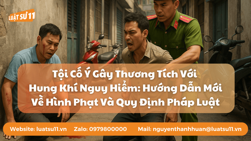 Tội Cố Ý Gây Thương Tích Với Hung Khí Nguy Hiểm: Hướng Dẫn Mới Về Hình Phạt Và Quy Định Pháp Luật