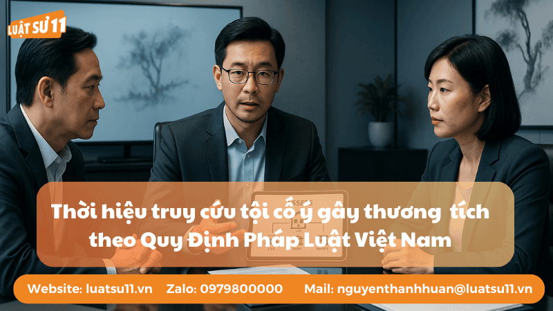 Thời Hiệu Truy Cứu Tội Cố Ý Gây Thương Tích Theo Quy Định Pháp Luật Việt Nam