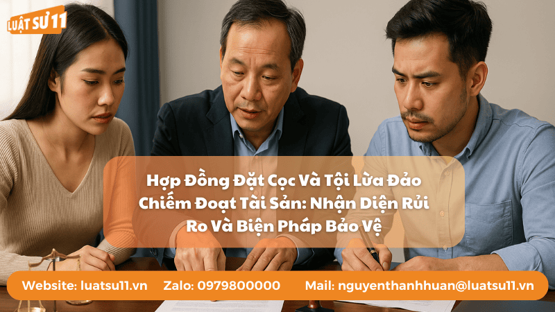 Hợp Đồng Đặt Cọc Và Tội Lừa Đảo Chiếm Đoạt Tài Sản: Nhận Diện Rủi Ro Và Biện Pháp Bảo Vệ
