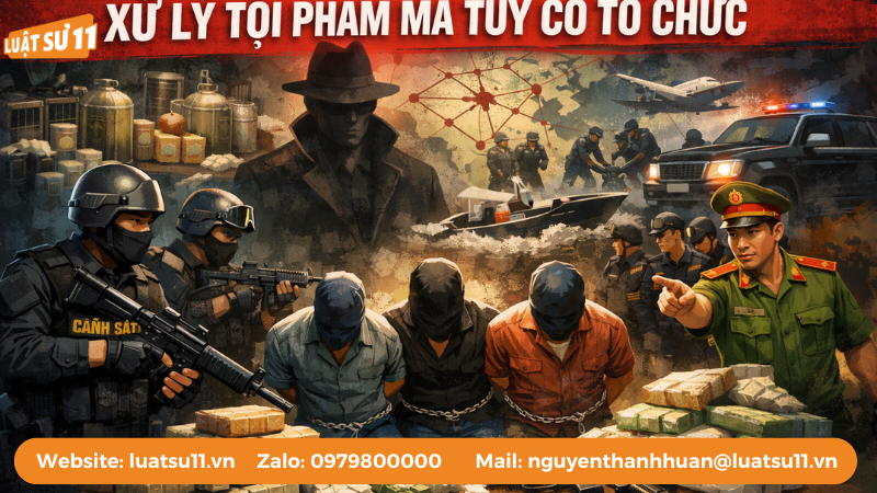 xử lý tội phạm ma túy có tổ chức