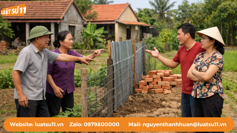 hàng xóm lấn ranh