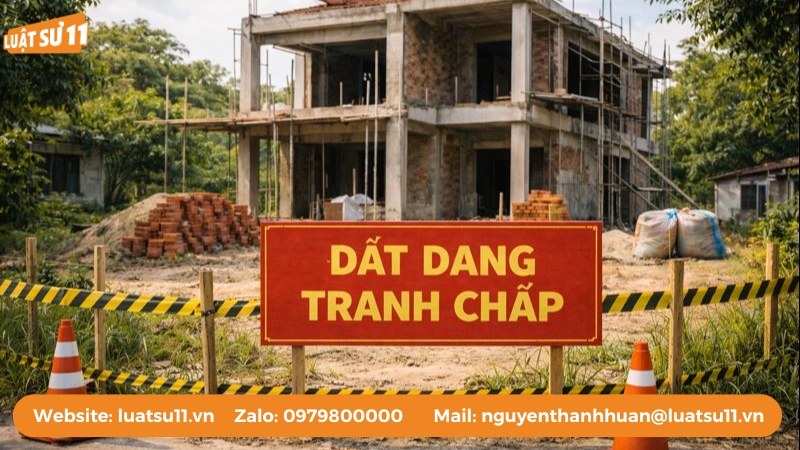 ĐẤT TRANH CHẤP CÓ XÂY DỰNG ĐƯỢC KHÔNG?
