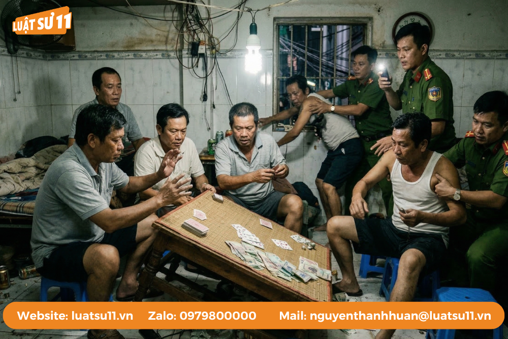 Khung hình phạt đối với hành vi cho mượn địa điểm đánh bạc