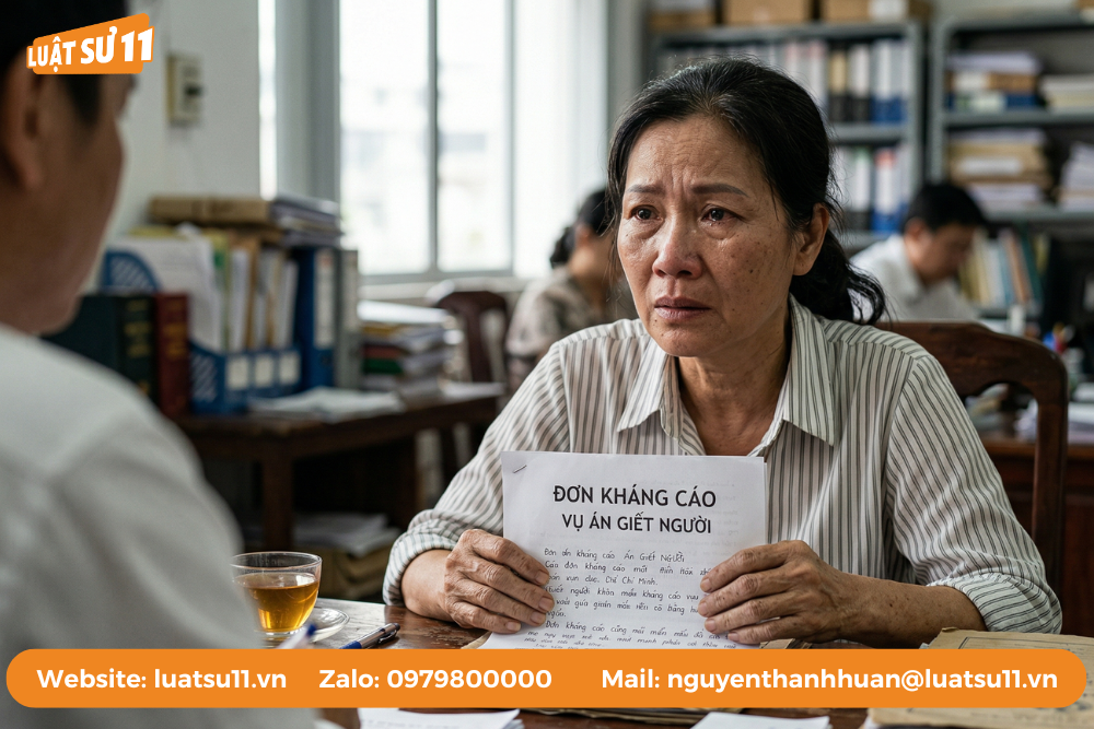 Thủ tục kháng cáo án tội giết người chi tiết nhất năm 2026