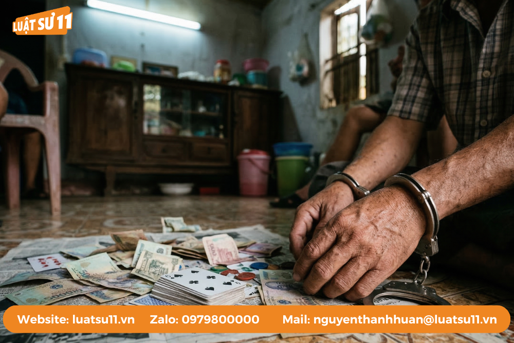 Tội đánh bạc theo Bộ luật Hình sự khái niệm và dấu hiệu pháp lý