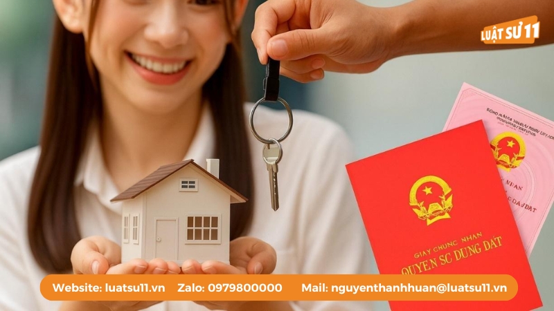 Sau khi hoàn tất sang tên sổ đỏ, người con được cấp Giấy chứng nhận quyền sử dụng đất