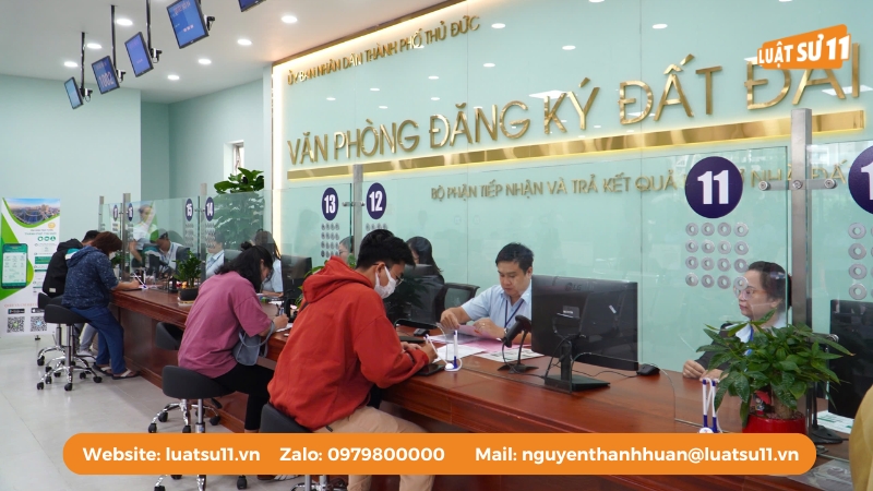 Xử lý hồ sơ tại Văn phòng đăng ký đất đai