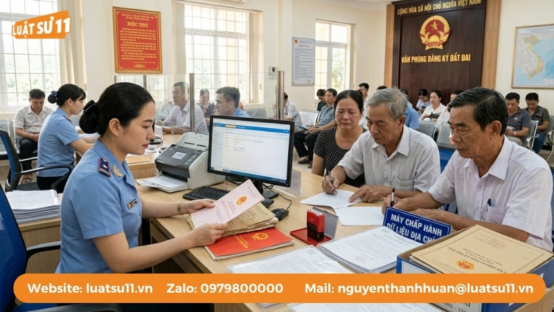 Người dân cần kiểm tra kỹ thông tin trước khi nộp tránh sai sót trên Giấy chứng nhận