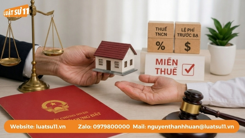 Anh em cho tặng đất có cần đóng thuế