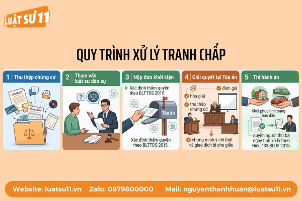 Tranh chấp hợp đồng giả cách được giải quyết tại Tòa án và không áp dụng thời hiệu