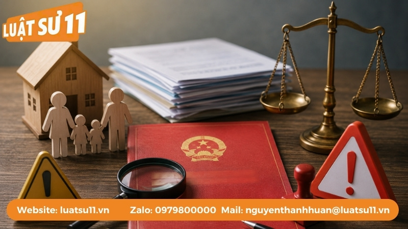 Các rủi ro thường gặp và cảnh báo khi chuyển sổ đỏ từ hộ gia đình sang cá nhân