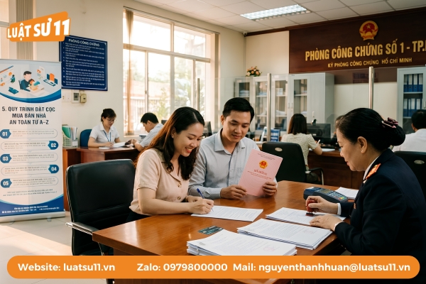 Quy trình đặt cọc mua nhà an toàn từ bước chuẩn bị thông tin đến ký kết hợp đồng