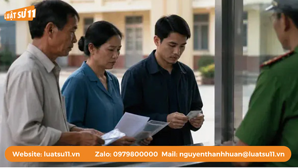 Hồ sơ đăng ký thăm gặp người bị tạm giữ gồm giấy tờ tùy thân và giấy tờ chứng minh quan hệ
