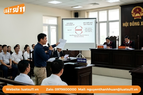 Yêu cầu tuyên bố hợp đồng giả cách vô hiệu không giới hạn thời hiệu 