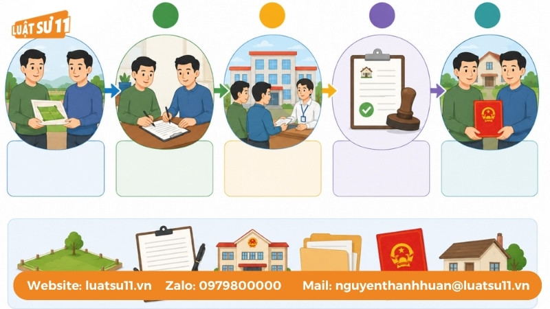 Thủ tục tặng đất giữa anh em ruột theo Luật Đất đai 2024