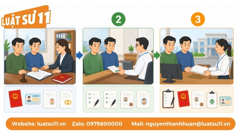 Quy trình thủ tục cho tặng đất giữa anh em ruột