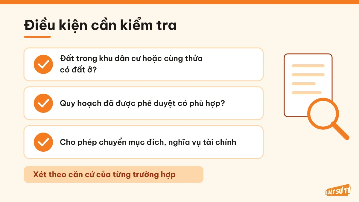 Ba điểm cần kiểm tra trước khi xin chuyển đất trồng cây lâu năm lên thổ cư