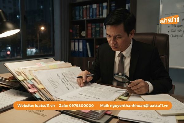 Luật sư kiểm tra, đánh giá chứng cứ và tình tiết vụ án